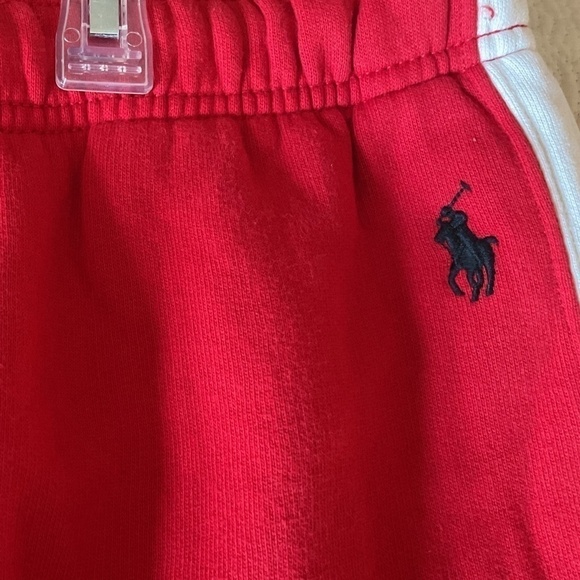 NWT POLO RALPH LAUREN BLUE LABEL COTTON FLEECE UNISEX TRAINER PANTS SIZE US XL - Picture 6 of 12